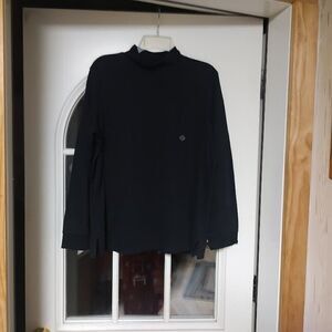 New Hasting & Smith Black Long Sleeve High Neck Top Size Women's 1X